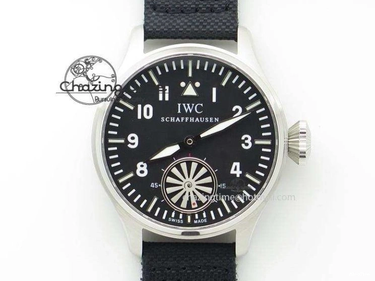 MIROTIME 1224 Fashionable Portofino IW458101 Diamond Bezel SS MK 1:1 Best Edition Blue Dial On Blue Leather Strap MIYOTA 7169